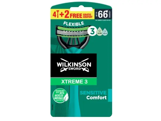 Wilkinson Sword Xtreme 3 pánská holítka sensitive 6 ks