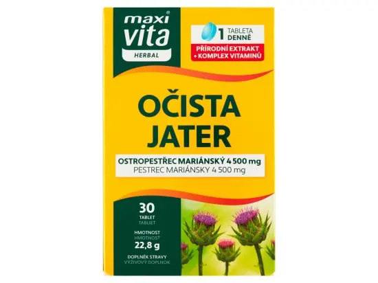 Maxivita Maxi Vita Herbal Očista jater 30 tablet