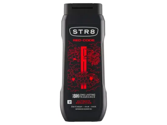 STR8 Red Code osvěžující sprchový gel 3v1 400 ml