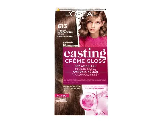 L'Oréal Paris Casting Creme Gloss barva na vlasy 613 Ledové Mocca