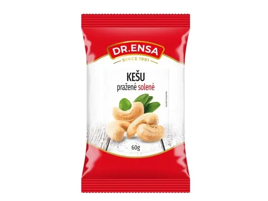 Dr. Ensa kešu pražené solené 60 g