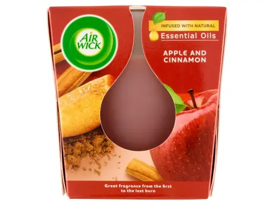 Air Wick svíčka jablko a skořice 105 g