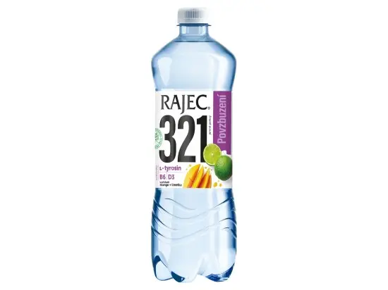 Rajec 321 jemně perlivý s příchutí mango + limetka 0,75 l