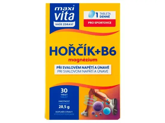 Maxi Vita Vaše Zdraví hořčík + B6 30 tablet