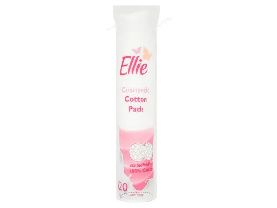 Ellie kosmetické vatové polštářky 120 kusů