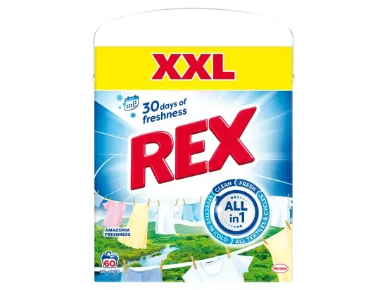 REX Amazonia Freshness prací prášek 60 PD