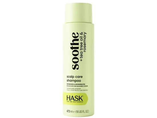 HASK Soothe Tea Tree Oil & rozmarýn šampon zklidňující 473 ml