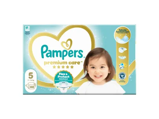 Pampers Premium Care, vel. 5, 88 ks