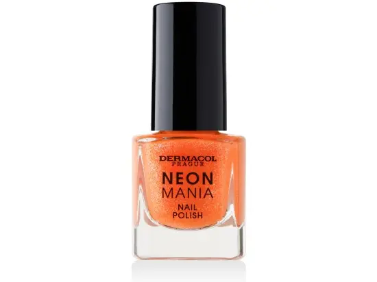 Dermacol NEON MANIA lak na nehty č.2 Orange glow 5 ml