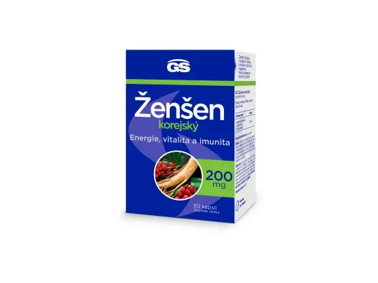 GS Ženšen korejský 30 kapslí