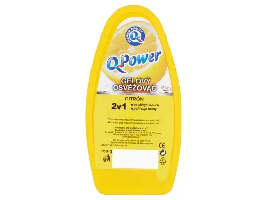 Q-Power gelový osvěžovač citrón 150 g