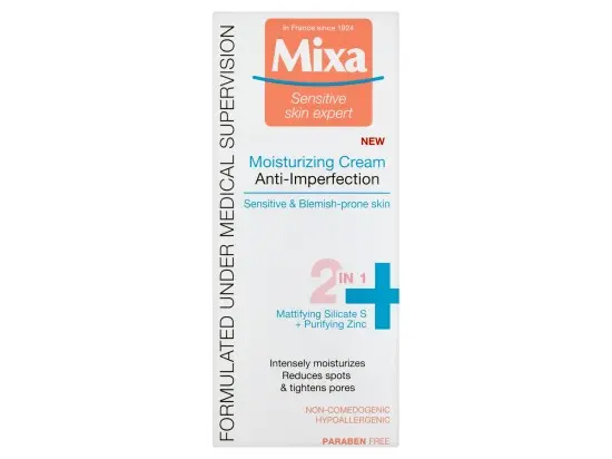 MIXA Anti-imperfection hydratační péče 2v1 proti nedokonalostem 50 ml