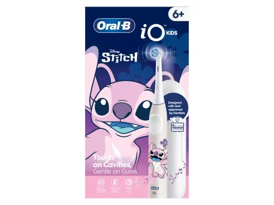 Oral-B iO Kids Disney Angel – Lilo & Stitch – elektrický zubní kartáček pro děti od 6 let