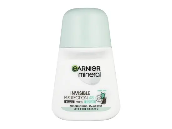 Garnier Mineral Invisible Anti-marks/stains/fading antiperspirant roll-on 50 ml