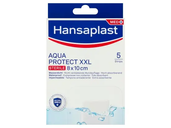 Hansaplast Aqua Protect XXL vodotěsné náplasti 5 ks