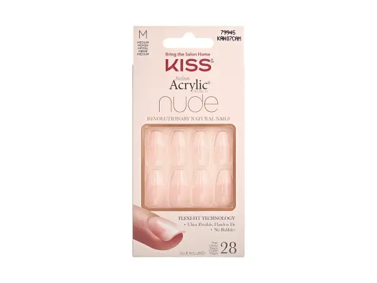 KISS sada umělé nehty Acrylic Nude