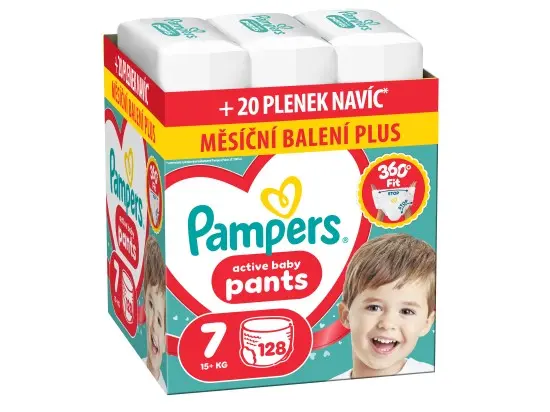 Pampers Active Baby Pants, vel. 7, 128 ks