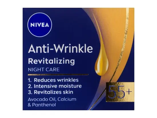 NIVEA Obnovující noční krém proti vráskám 55+ 50 ml