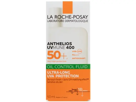 La Roche-Posay Anthelios UVMune 400 Oil Control opalovací fluid SPF50+ 50 ml