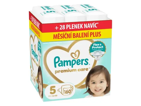 Pampers Premium Care, vel. 5, 160 ks