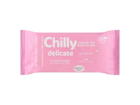 Chilly Delicate Pocket intimní ubrousky 12 ks