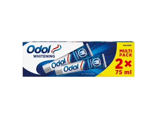 Odol Whitening zubní pasta s fluoridem 2 x 75 ml