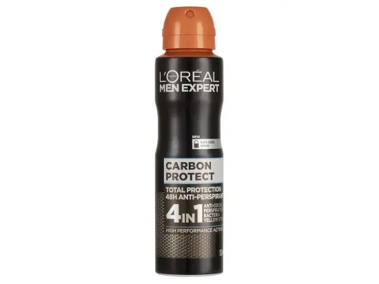 L'Oréal Men Deodorant sprej pro muže Carbon Protect 150 ml