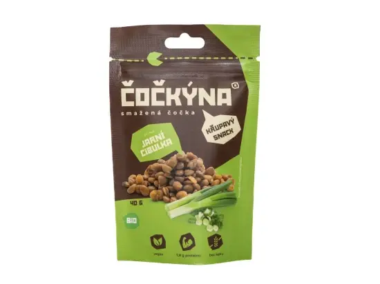 Čočkýna BIO smažená čočka jarní cibulka 40 g