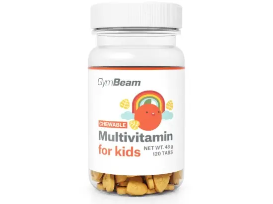 Multivitamín, tablety na cucání pro děti - GymBeam