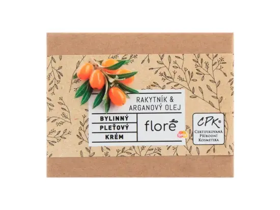 Floré bylinný pleťový krém rakytník & arganový olej 50 ml