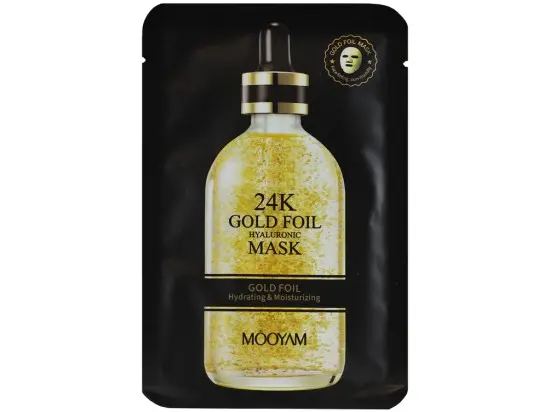 Mooyam pleťová maska 24K Gold Foil