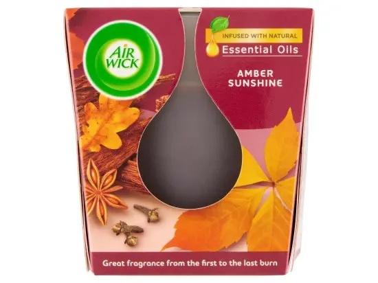 Air Wick svíčka Jantarové slunce 105 g