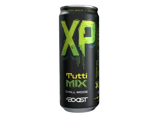 XP BOOST drink - dětský bylinný nápoj Tutti mix 330ml