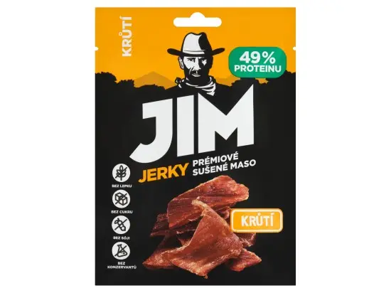 Jim Jerky Prémiové sušené maso krůtí 23 g