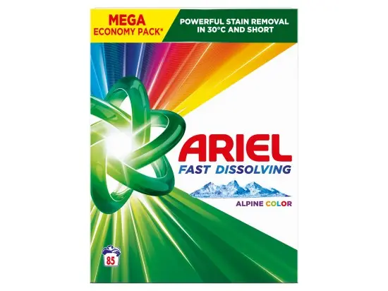 Ariel Prací prášek Alpine Color Fast Dissolving 85 pd