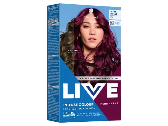 Schwarzkopf Live Intense Colour Permanent barva na vlasy L76 ultra fialová