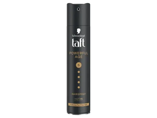 Taft lak na vlasy Powerful Age 5 pro plnější účes s extra silnou fixací 250ml