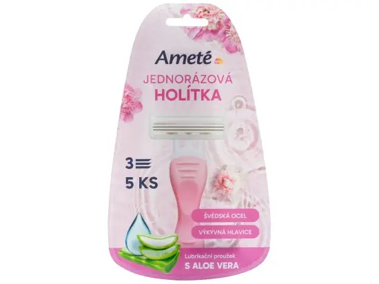 Ameté jednorázová holítka se 3 břity 5 ks