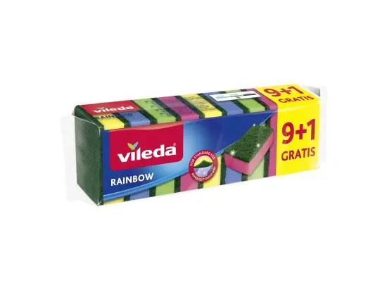Vileda Rainbow houbičky na nádobí 9 + 1 ks
