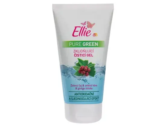 Ellie Pure Green zklidňující čisticí gel na obličej 150 ml