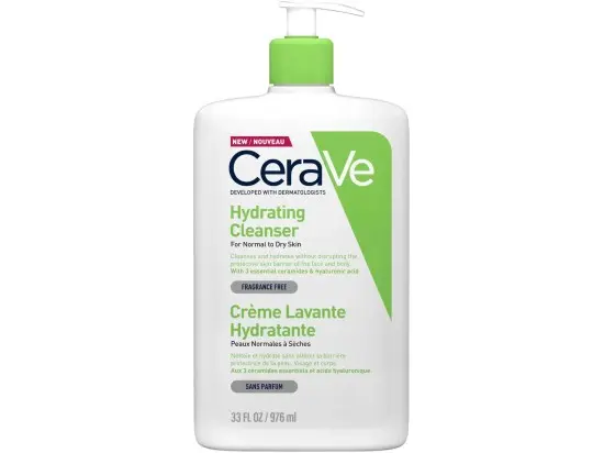 CeraVe Hydrating Cleanser hydratační čisticí emulze na obličej a tělo 976 ml