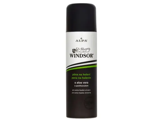 Alpa Windsor pěna na holení s aloe vera a panthenolem 200 ml