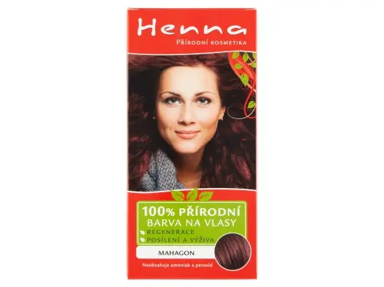 Henna 100% přírodní barva na vlasy mahagon 33 g