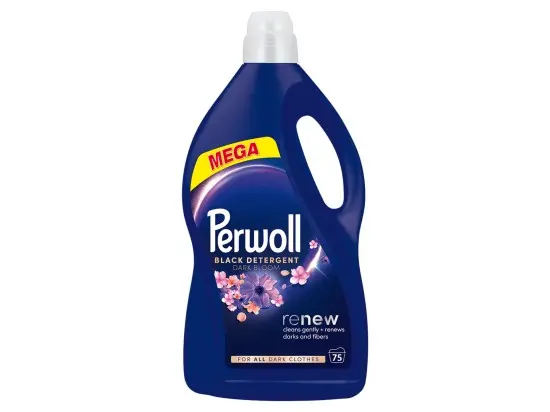 Perwoll Mega Renew Dark Bloom prací gel na tmavé prádlo 75 PD