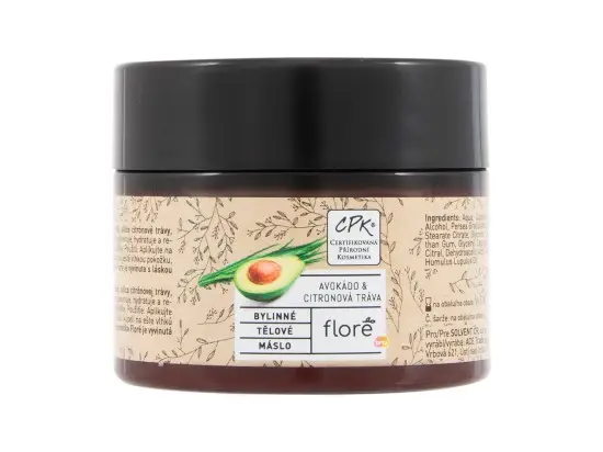 Floré bylinné tělové máslo avokádo & citronová tráva 150 ml