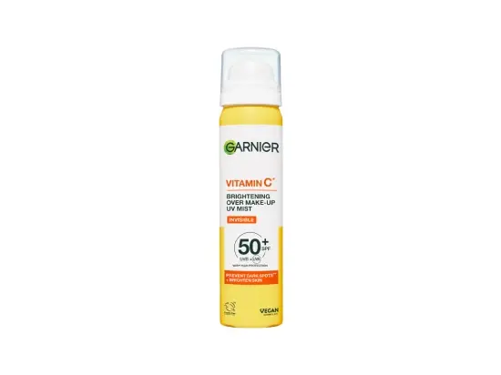 Garnier neviditelná pleťová mlha s vitaminem C SPF50+ 75 ml