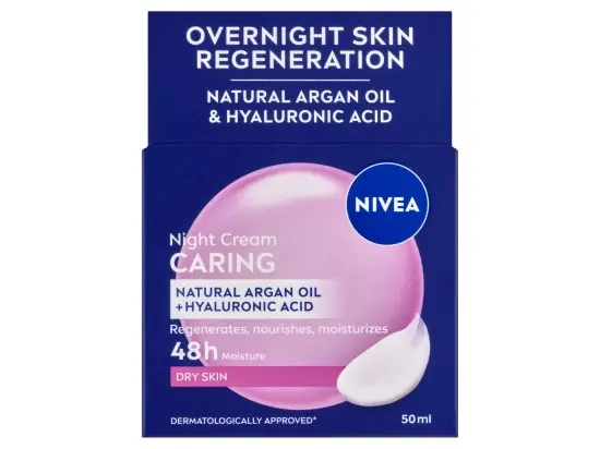 Nivea Výživný noční krém pro suchou až citlivou pleť 50 ml