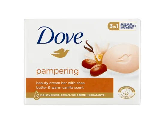 Dove Pampering bambucké máslo a vanilka krémová tableta 90 g