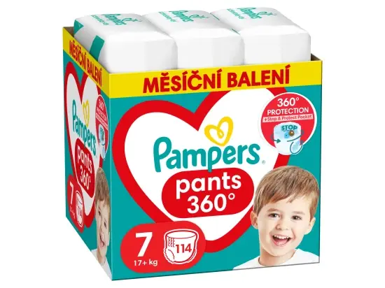 Pampers Active Baby Pants, vel. 7, 114 ks
