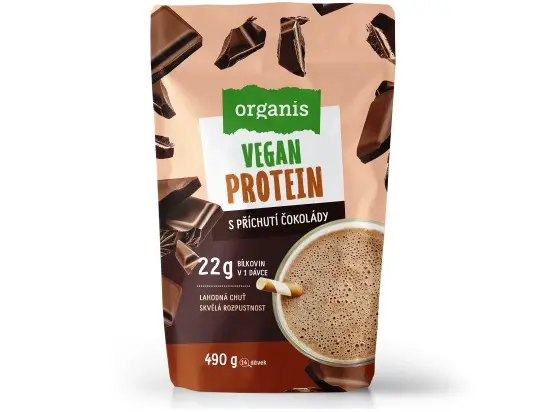 Organis VEGAN protein čokoláda 490 g